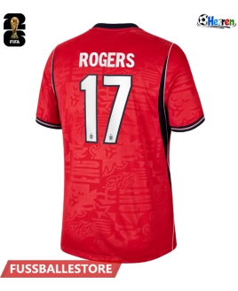 Günstige England Morgan Rogers #17 Auswärtstrikot WM 2026 Kurzarm